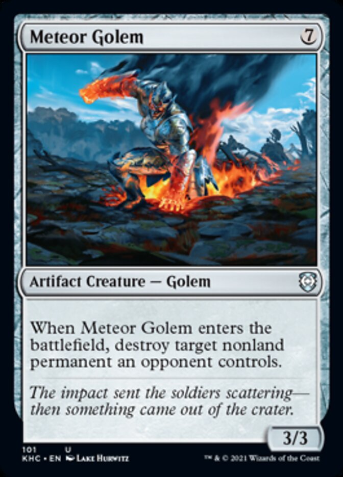 Meteor Golem [Kaldheim Commander] | Chromatic Games