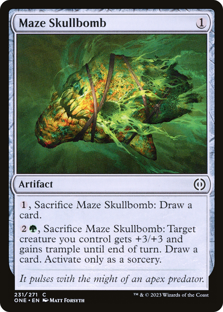 Maze Skullbomb [Phyrexia: All Will Be One] | Chromatic Games