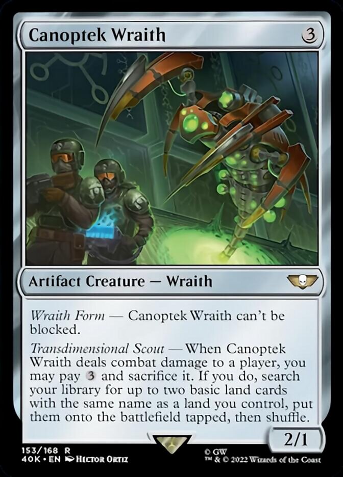 Canoptek Wraith (Surge Foil) [Warhammer 40,000] | Chromatic Games