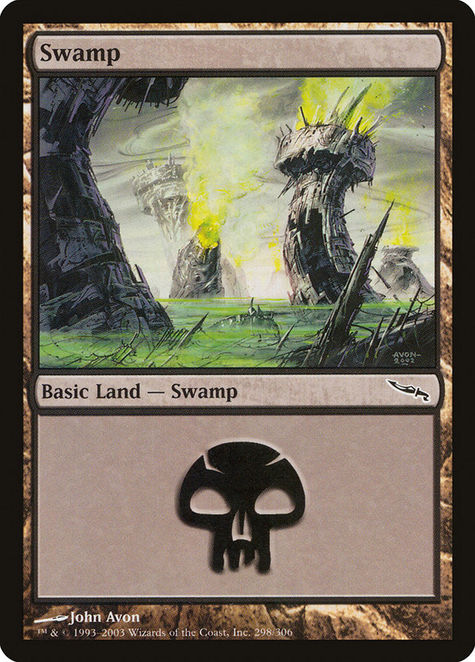 Swamp (298) [Mirrodin] | Chromatic Games