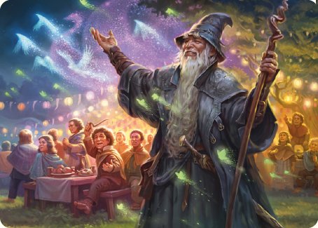 Gandalf, Friend of the Shire Art Card [The Lord of the Rings: Tales of Middle-earth Art Series] | Chromatic Games