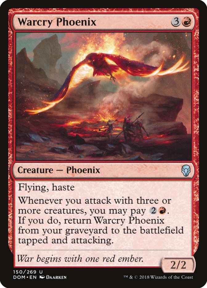 Warcry Phoenix [Dominaria] | Chromatic Games