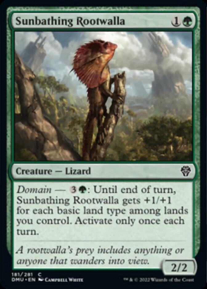 Sunbathing Rootwalla [Dominaria United] | Chromatic Games