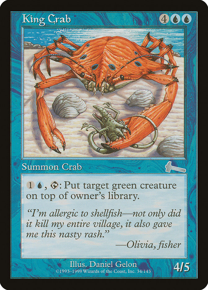 King Crab [Urza's Legacy] | Chromatic Games