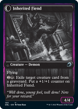Heirloom Mirror // Inherited Fiend [Innistrad: Double Feature] | Chromatic Games
