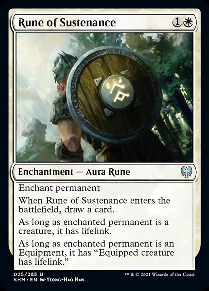 Rune of Sustenance [Kaldheim] | Chromatic Games