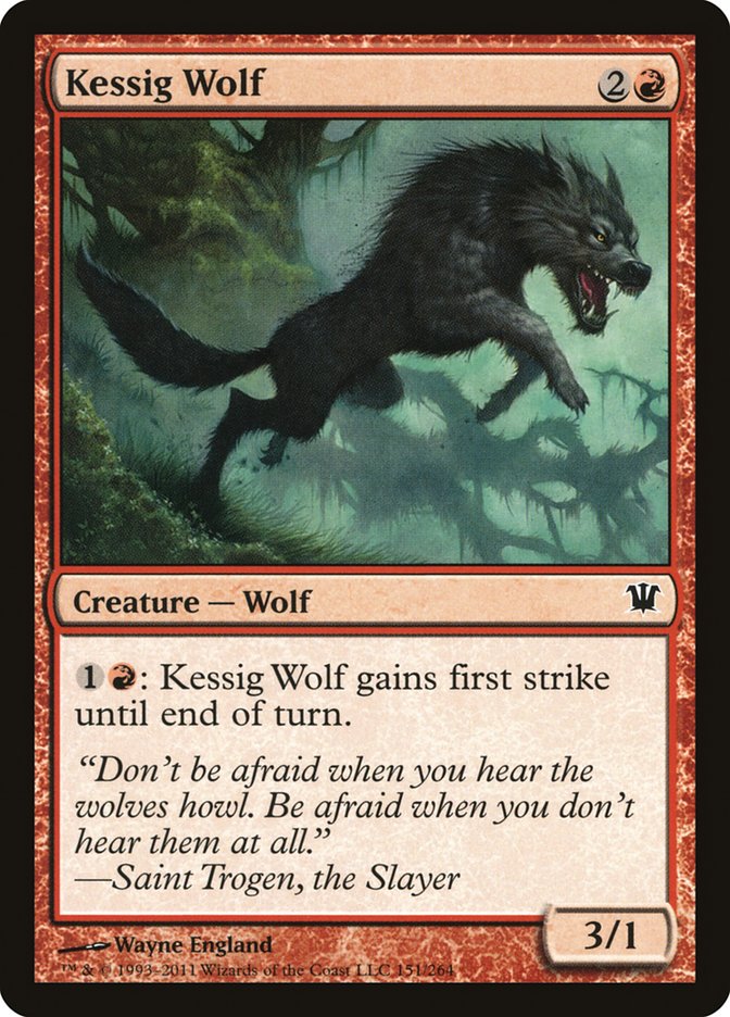 Kessig Wolf [Innistrad] | Chromatic Games