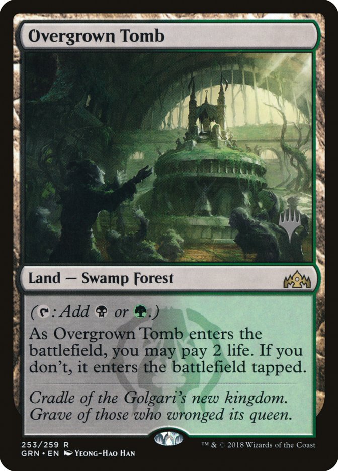 Overgrown Tomb (Promo Pack) [Guilds of Ravnica Promos] | Chromatic Games