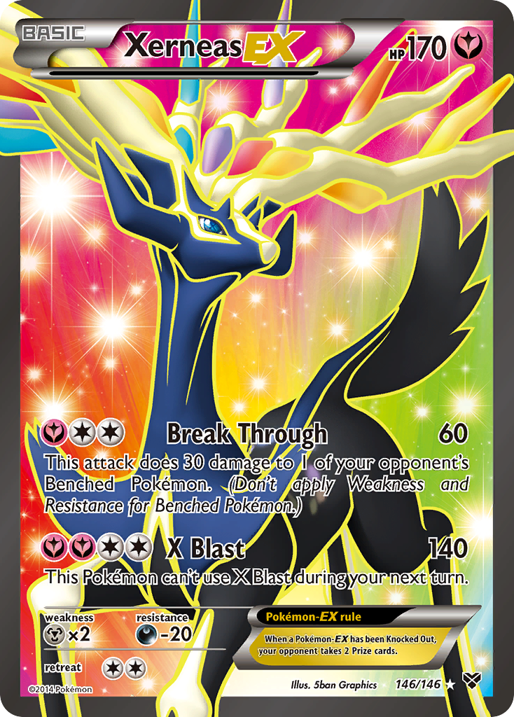 Xerneas EX (146/146) [XY: Base Set] | Chromatic Games