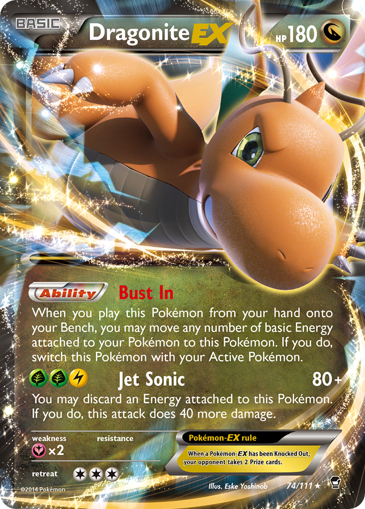 Dragonite EX (74/111) [XY: Furious Fists] | Chromatic Games