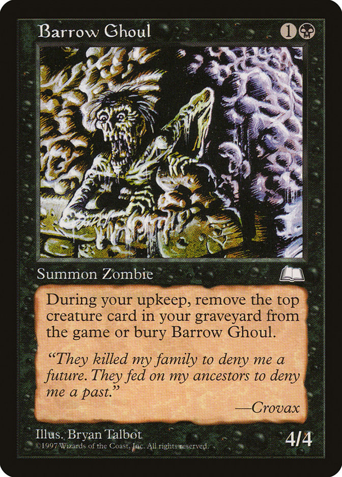 Barrow Ghoul [Weatherlight] | Chromatic Games