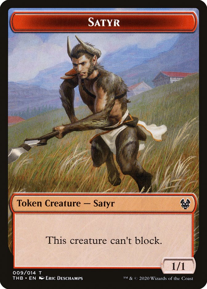 Satyr Token [Theros Beyond Death Tokens] | Chromatic Games