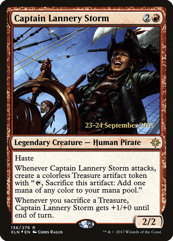 Captain Lannery Storm [Ixalan Prerelease Promos] | Chromatic Games