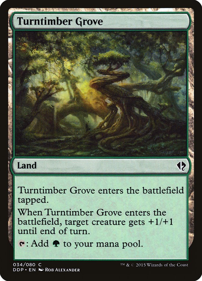 Turntimber Grove [Duel Decks: Zendikar vs. Eldrazi] | Chromatic Games