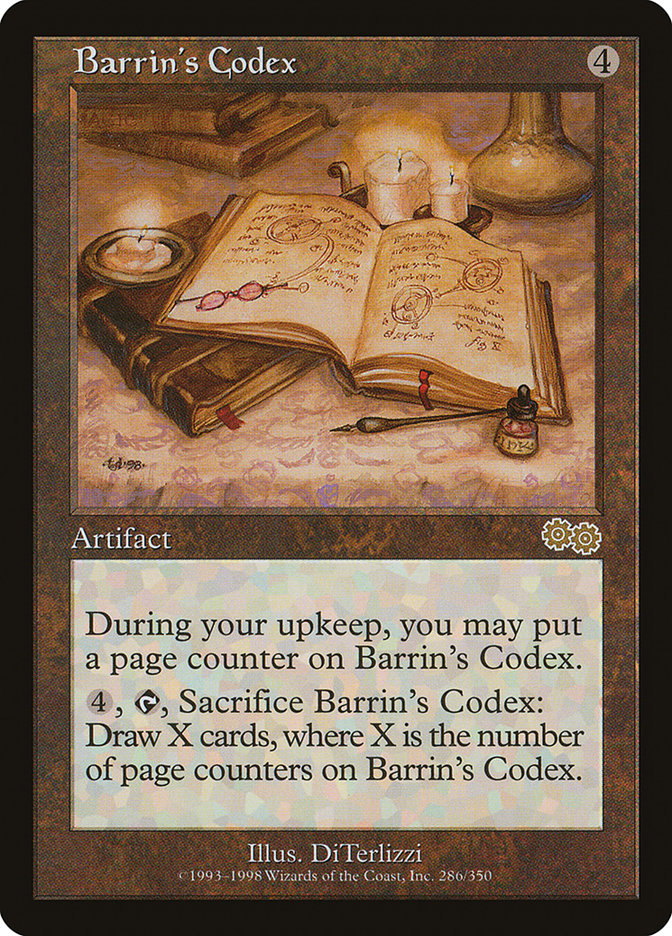 Barrin's Codex [Urza's Saga] | Chromatic Games