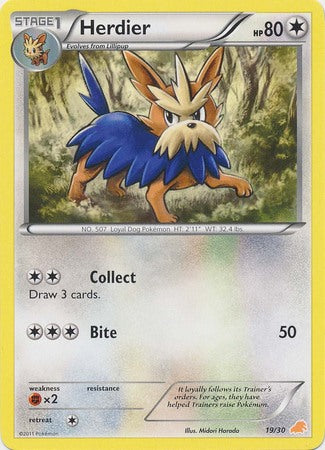 Herdier (19/30) [Black & White: Trainer Kit - Excadrill] | Chromatic Games