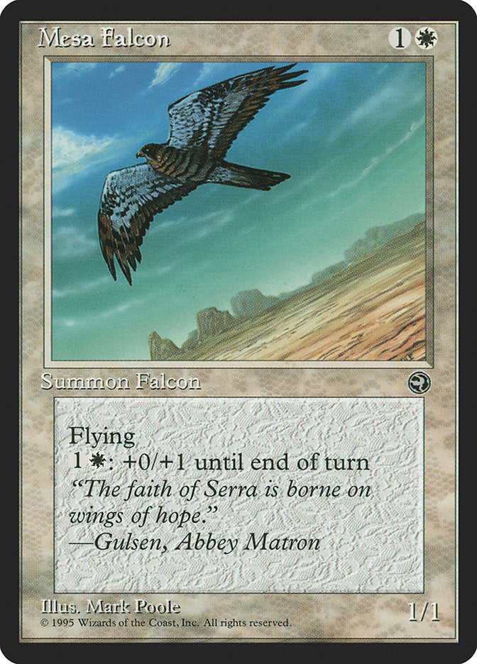 Mesa Falcon (Gulsen Flavor Text) [Homelands] | Chromatic Games