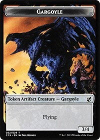 Gargoyle // Egg Double-Sided Token [Commander 2019 Tokens] | Chromatic Games