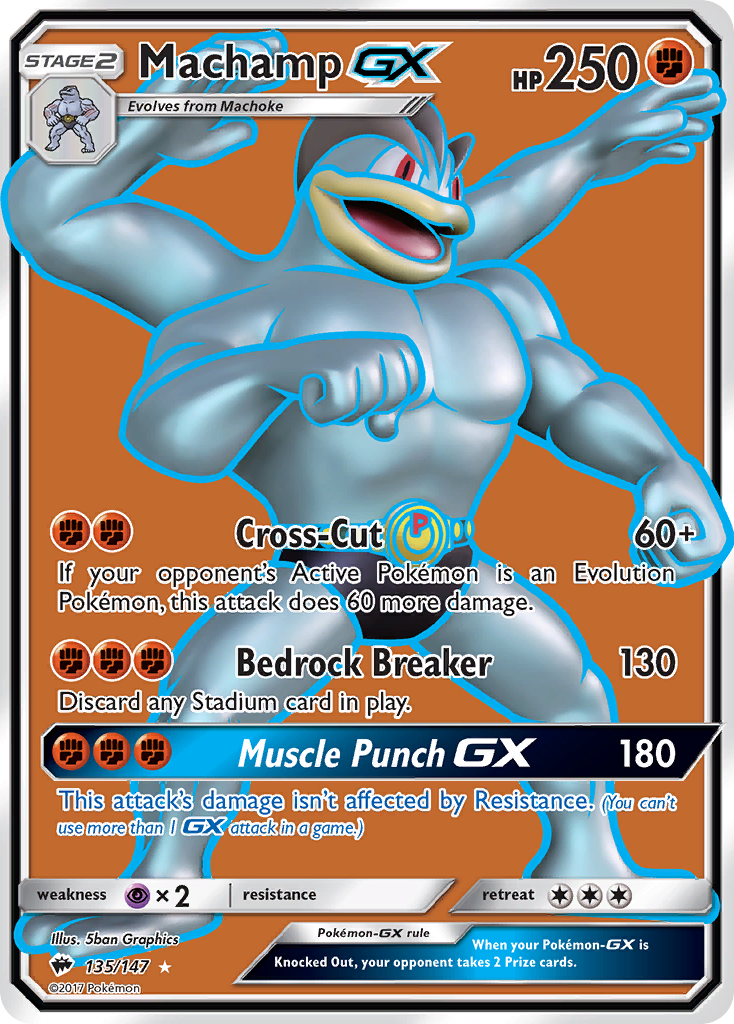 Machamp GX (135/147) [Sun & Moon: Burning Shadows] | Chromatic Games