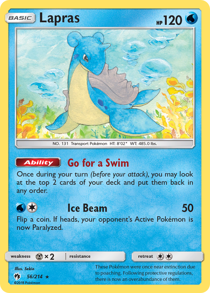 Lapras (56/214) [Sun & Moon: Lost Thunder] | Chromatic Games