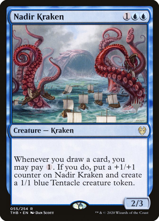 Nadir Kraken (Promo Pack) [Theros Beyond Death Promos] | Chromatic Games