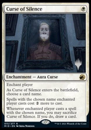 Curse of Silence (Promo Pack) [Innistrad: Midnight Hunt Promos] | Chromatic Games