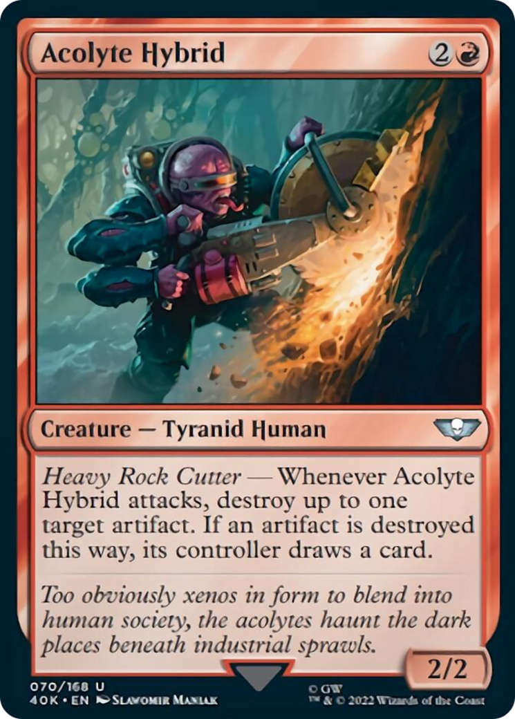 Acolyte Hybrid (Surge Foil) [Warhammer 40,000] | Chromatic Games