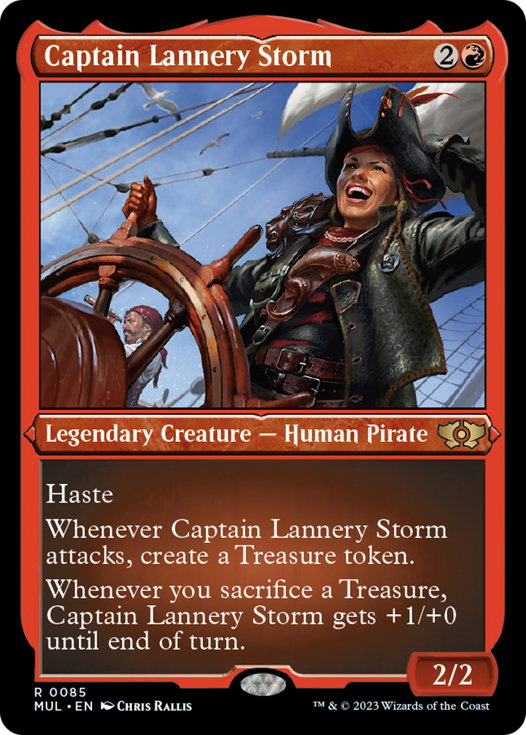 Captain Lannery Storm (Foil Etched) [Multiverse Legends] | Chromatic Games