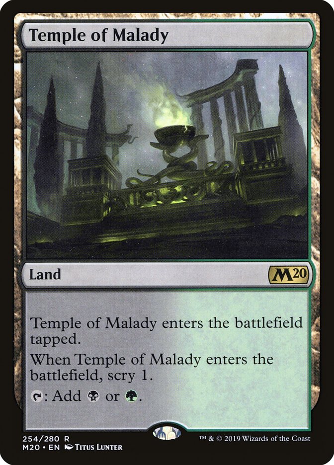 Temple of Malady [Core Set 2020] | Chromatic Games