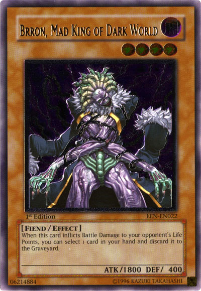 Brron, Mad King of Dark World (UTR) [EEN-EN022] Ultimate Rare | Chromatic Games