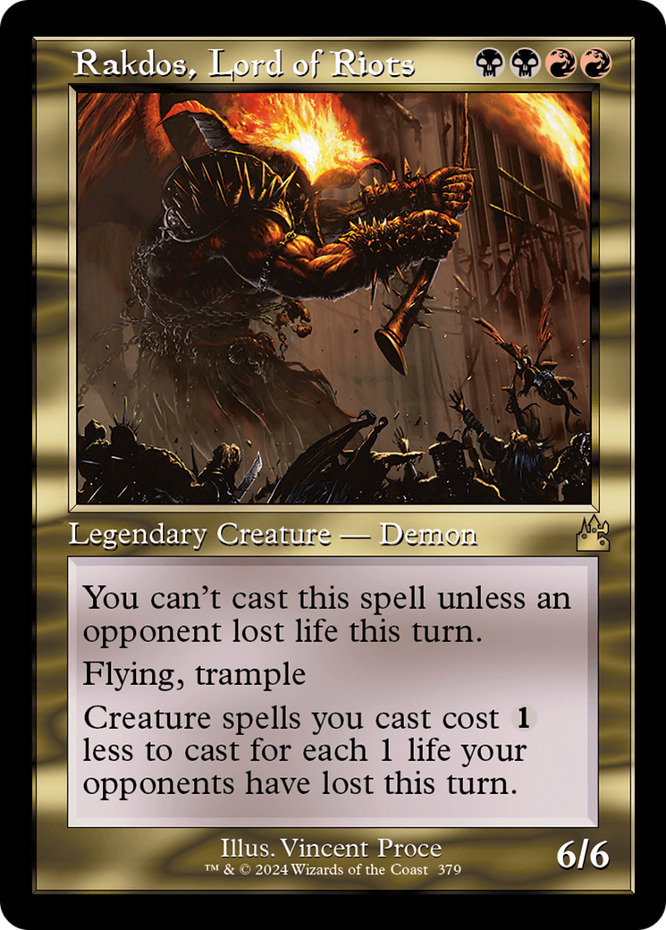 Rakdos, Lord of Riots (Retro Frame) [Ravnica Remastered] | Chromatic Games