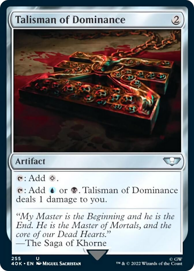 Talisman of Dominance (255) (Surge Foil) [Warhammer 40,000] | Chromatic Games