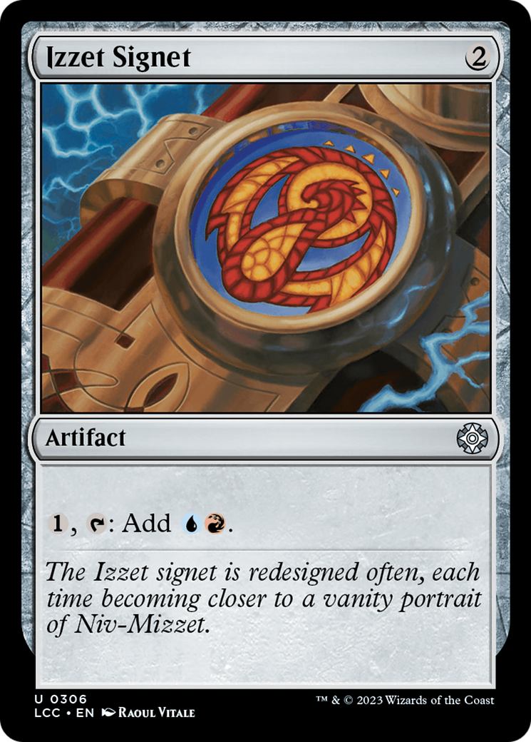 Izzet Signet [The Lost Caverns of Ixalan Commander] | Chromatic Games