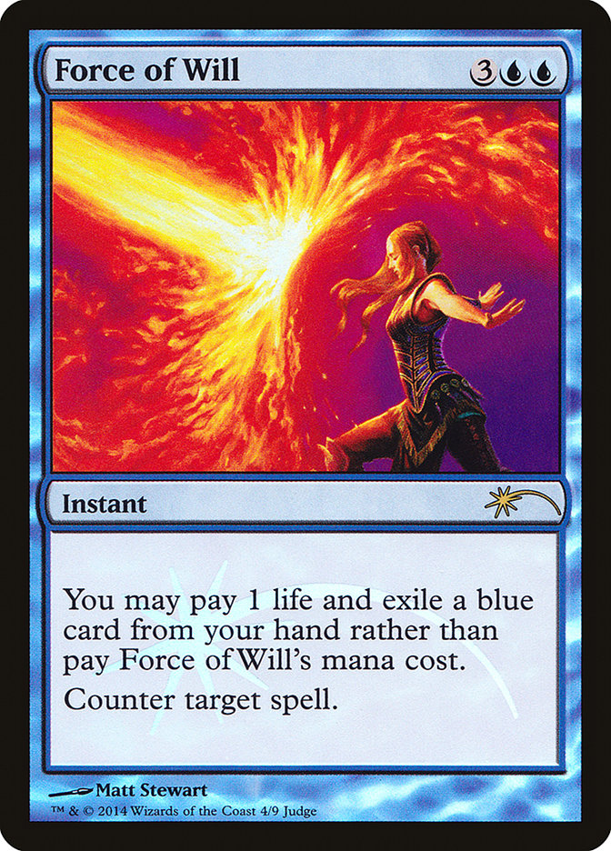 Force of Will [Judge Gift Cards 2014] | Chromatic Games