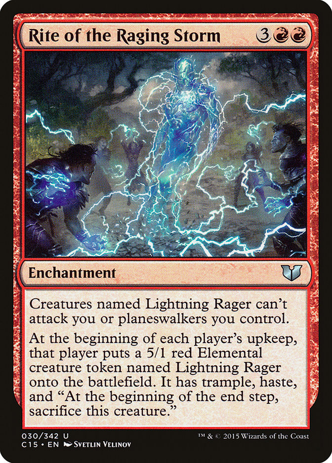 Rite of the Raging Storm [Commander 2015] | Chromatic Games