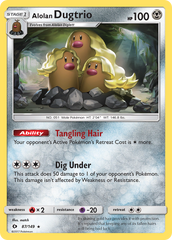 Alolan Dugtrio (87/149) [Sun & Moon: Base Set] | Chromatic Games