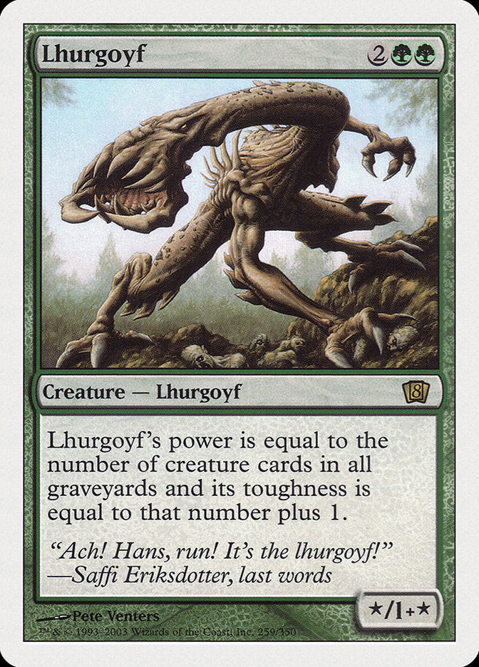 Lhurgoyf [Eighth Edition] | Chromatic Games