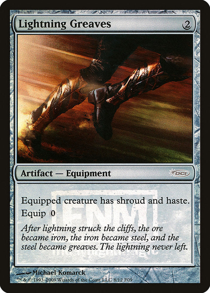 Lightning Greaves [Friday Night Magic 2009] | Chromatic Games