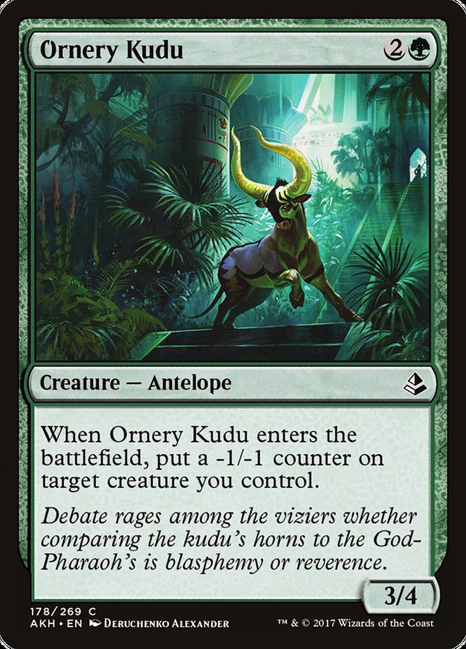 Ornery Kudu [Amonkhet] | Chromatic Games