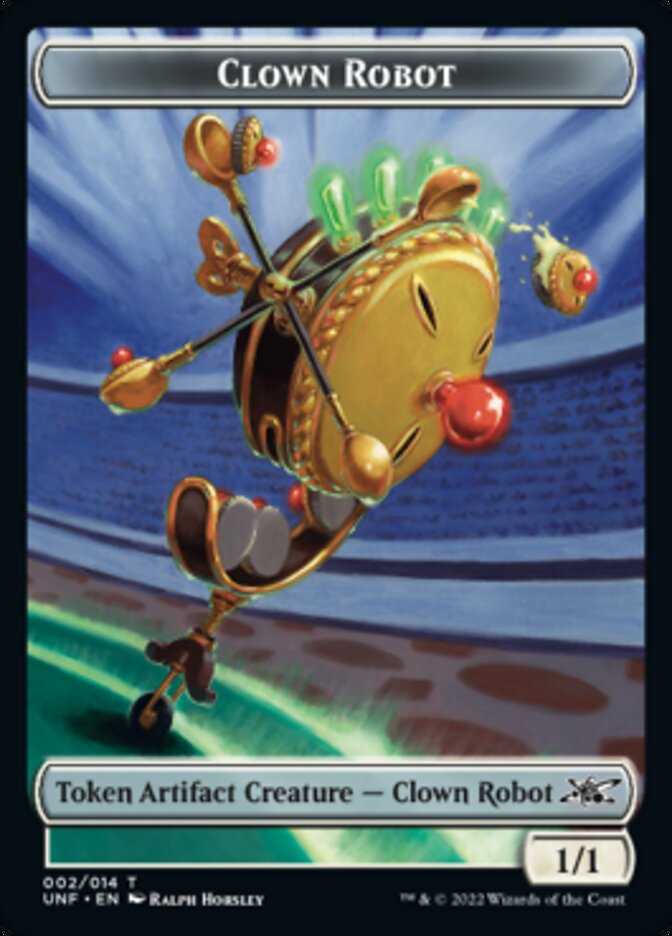 Clown Robot (002) Token [Unfinity Tokens] | Chromatic Games