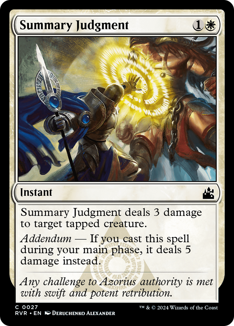 Summary Judgment [Ravnica Remastered] | Chromatic Games