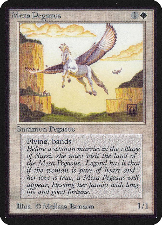 Mesa Pegasus [Alpha Edition] | Chromatic Games