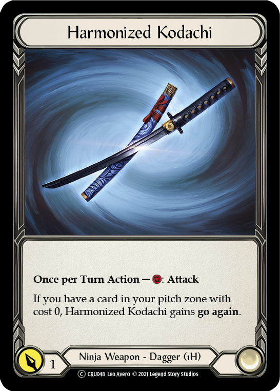 Harmonized Kodachi [U-CRU048] (Crucible of War Unlimited)  Unlimited Normal | Chromatic Games