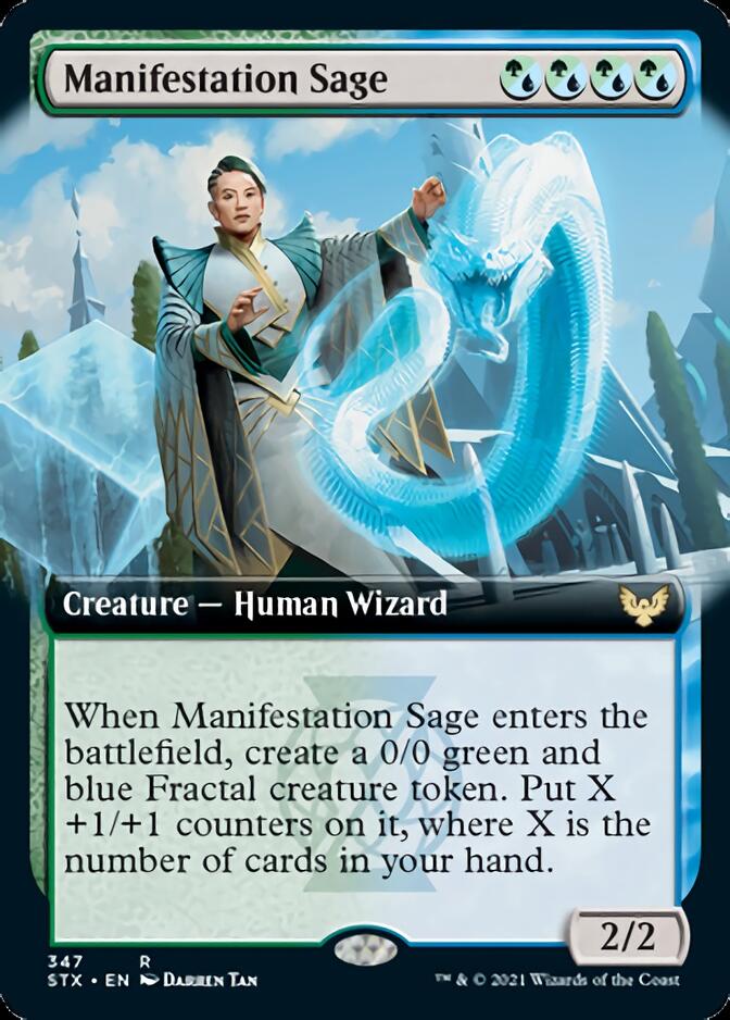 Manifestation Sage (Extended Art) [Strixhaven: School of Mages] | Chromatic Games