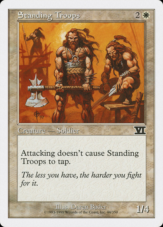 Standing Troops [Classic Sixth Edition] | Chromatic Games