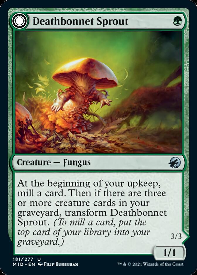 Deathbonnet Sprout // Deathbonnet Hulk [Innistrad: Midnight Hunt] | Chromatic Games