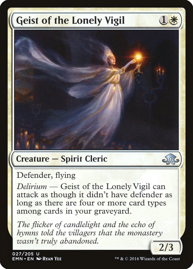 Geist of the Lonely Vigil [Eldritch Moon] | Chromatic Games