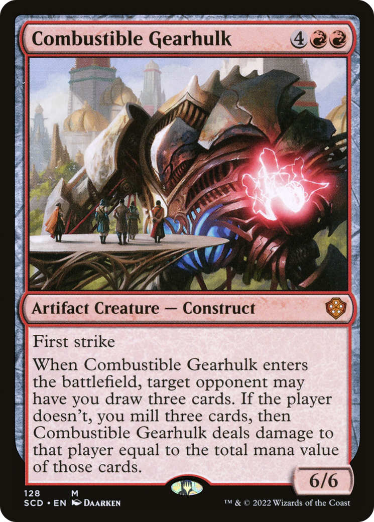 Combustible Gearhulk [Starter Commander Decks] | Chromatic Games