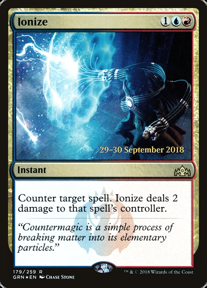 Ionize [Guilds of Ravnica Prerelease Promos] | Chromatic Games