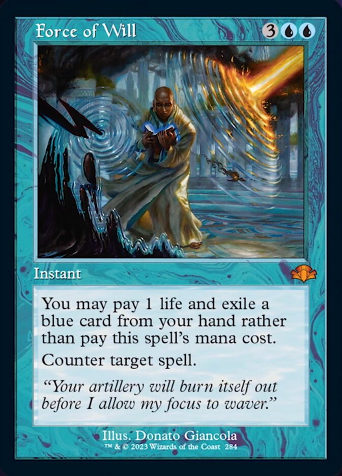 Force of Will (Retro) [Dominaria Remastered] | Chromatic Games